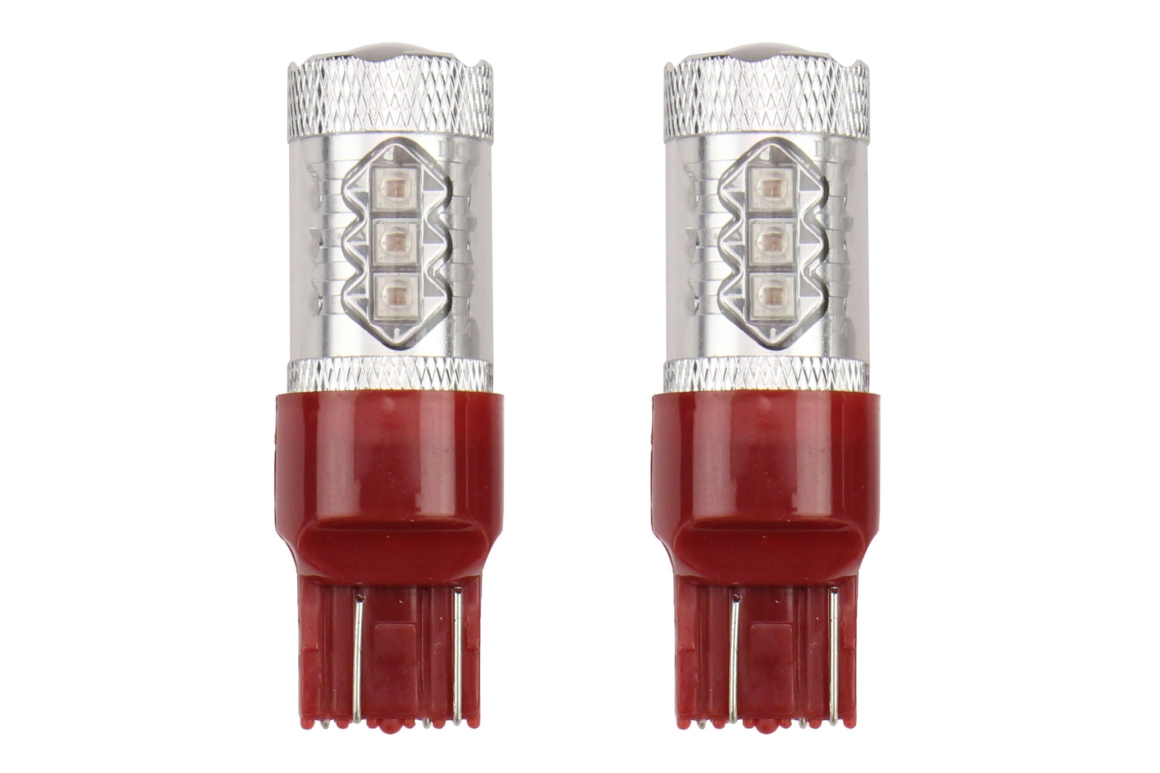 Diode Dynamics 7443 XP80 LED Red Bulb Pair - Subaru Models (inc. 2015-2021 WRX / STI / 2013-2016 BRZ)